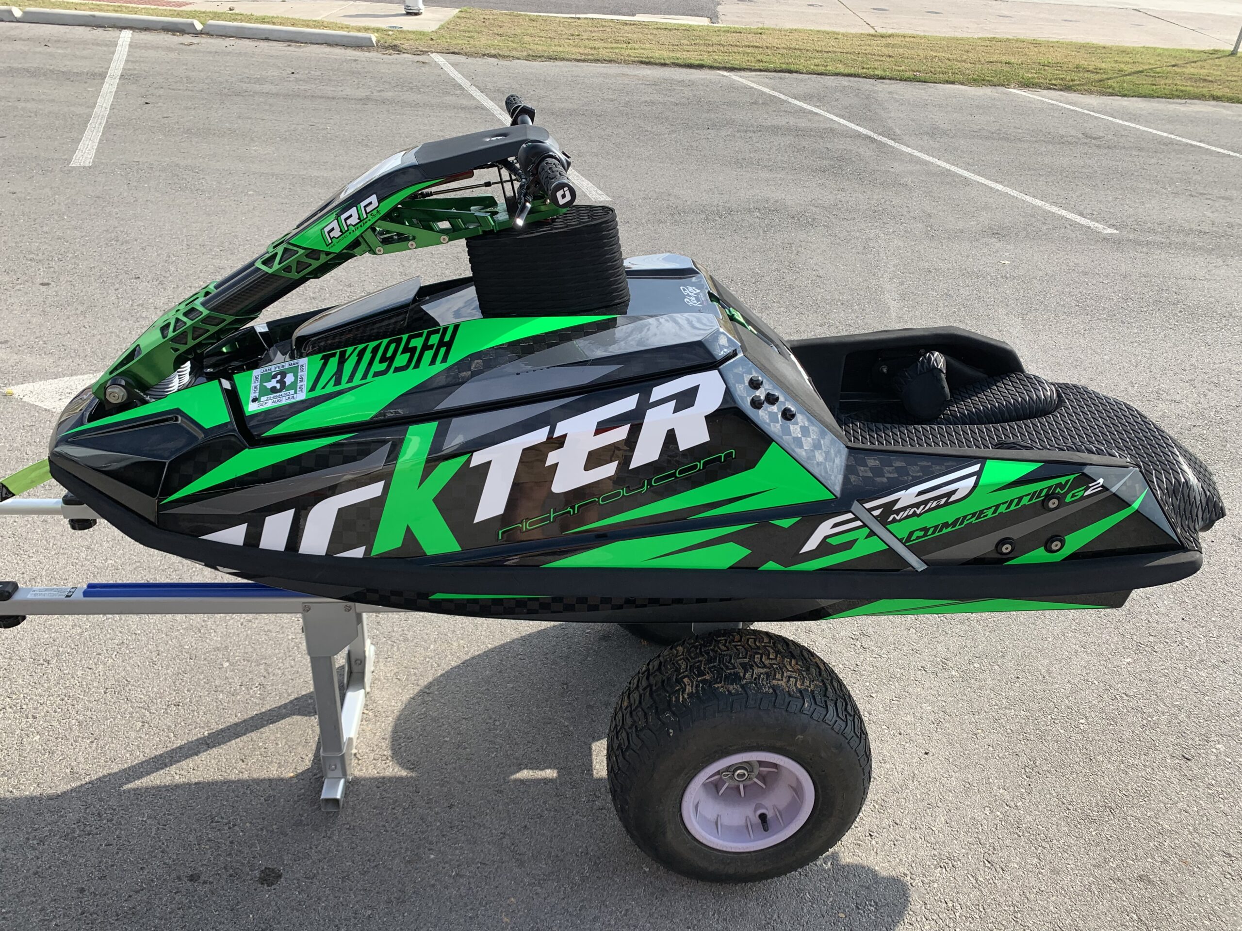Rickter competiton standup jetski Famous Whip Sales